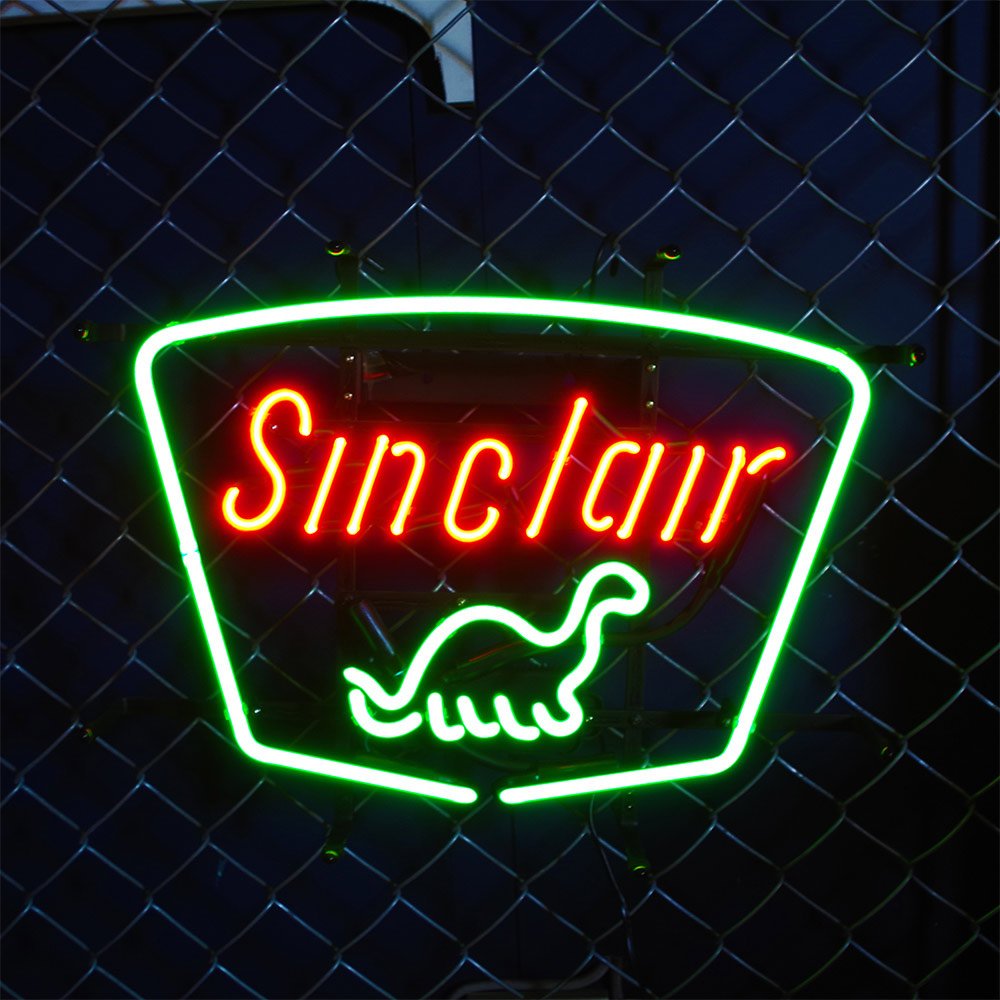 楽天市場】アメリカンネオンサイン シンクレア SINCLAIR H38×W50cm