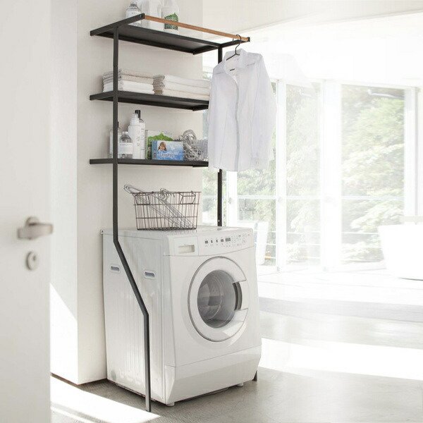 楽天市場】山崎実業 tower 立て掛けランドリーシェルフ タワー