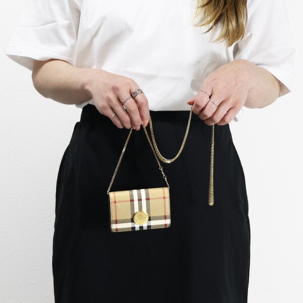 楽天市場】BURBERRY バーバリー Chain Wallet チェーンウォレット