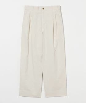 H＞ピーチスキン チノ 2プリーツパンツ