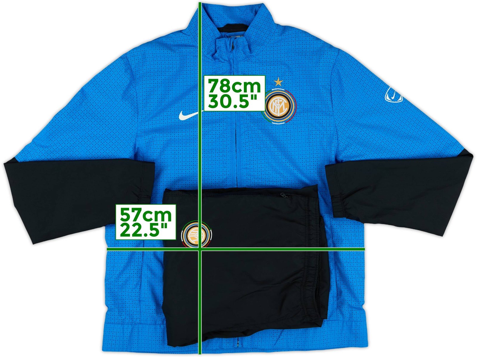 2009-10 Inter Milan Nike Tracksuit - 7/10 - (L)