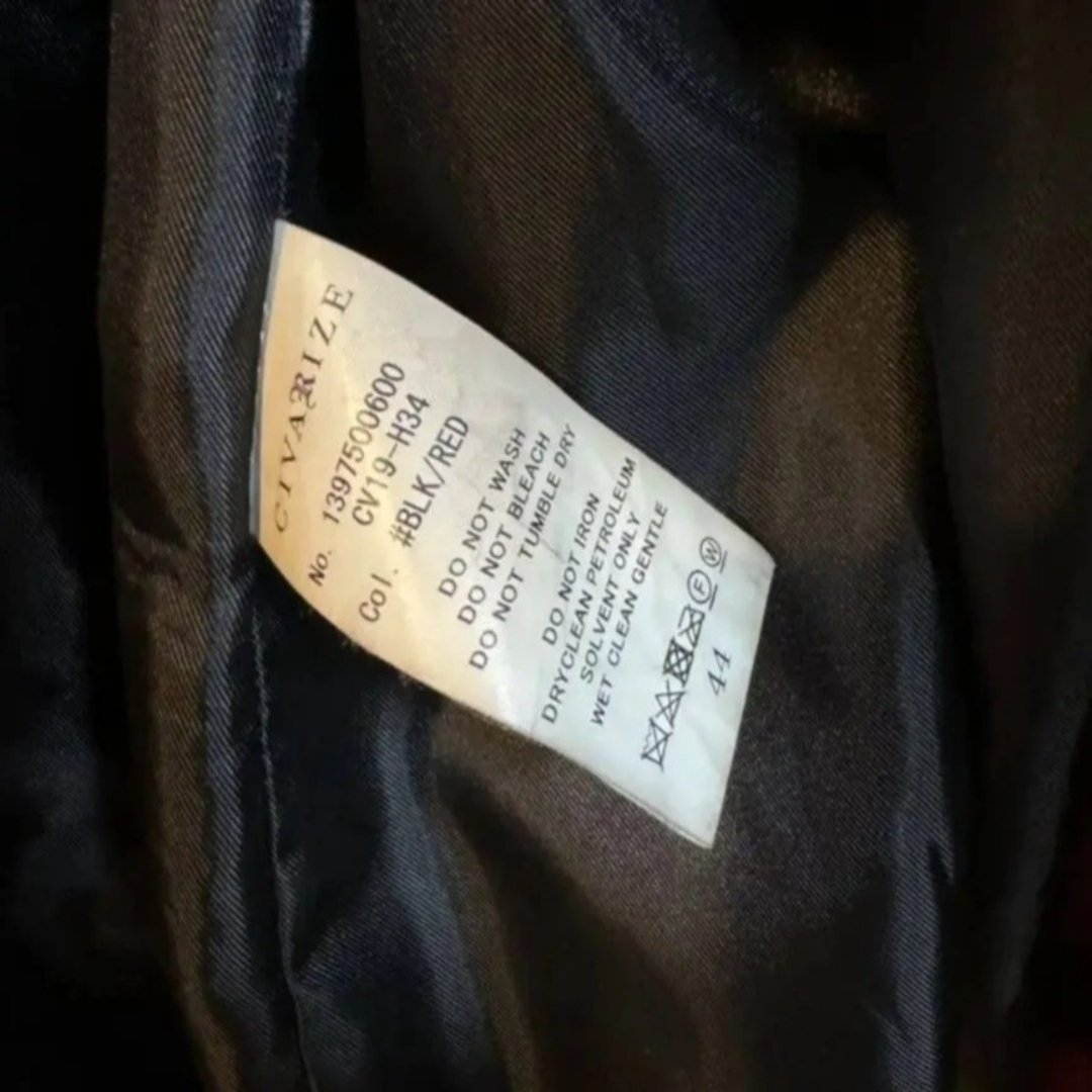 CIVARIZE - ◎CIVARIZE トレンチコート 赤黒チェック size44 シヴァー