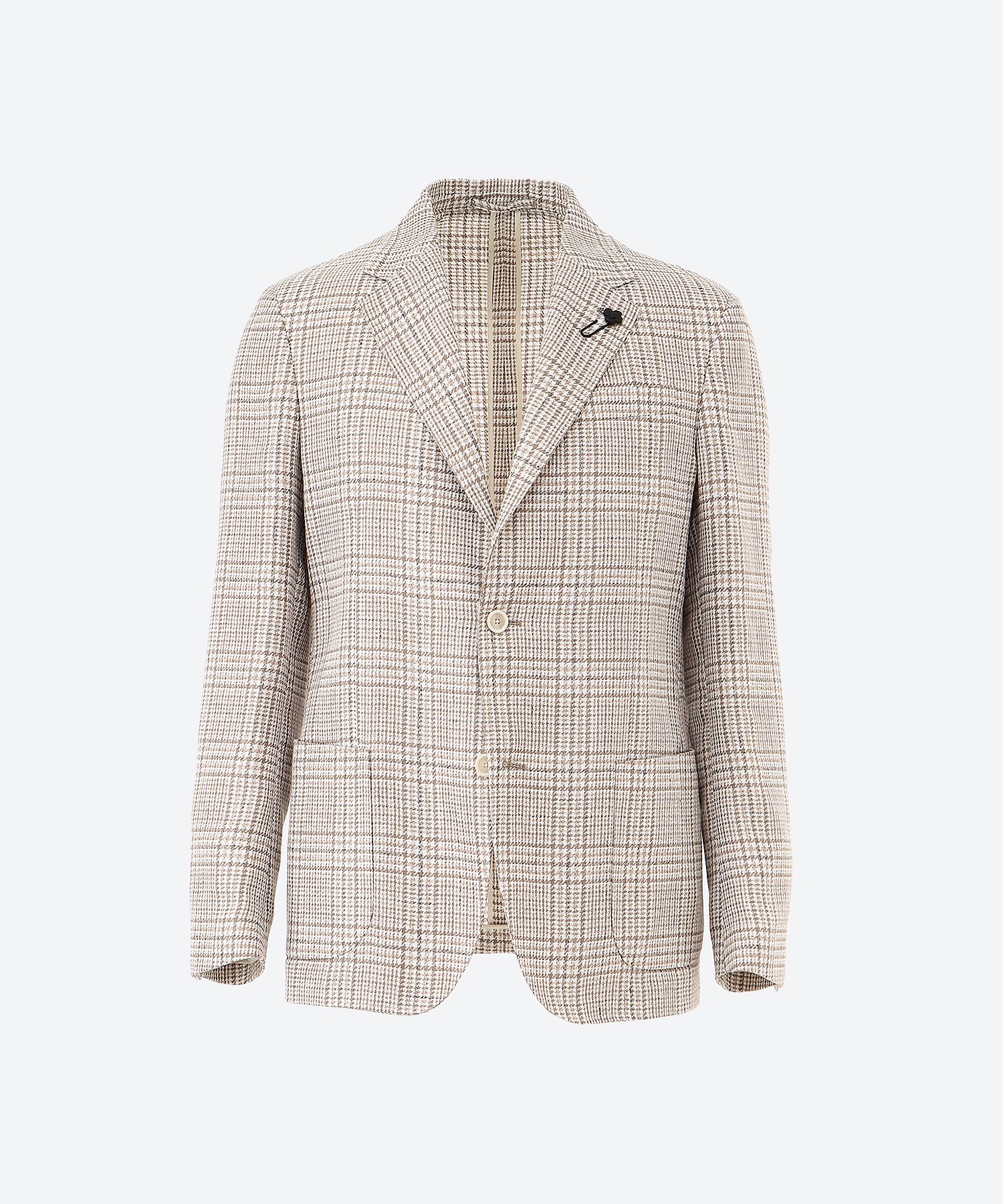 シングル2ボタン グレンチェック ジャケット LA25S／A