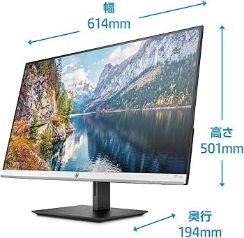 Amazon.co.jp: HP モニター 27インチ 4K ディスプレイ 解像度3840x2160