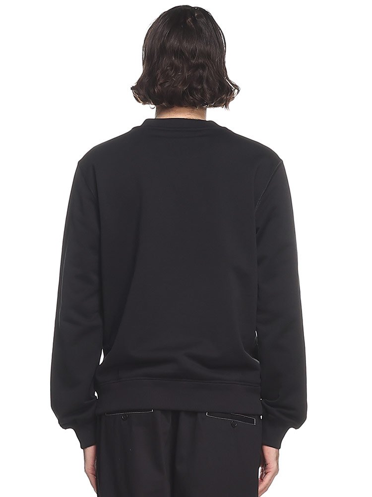 DOLCE&GABBANA (ドルチェ ＆ ガッバーナ) ロゴプリント＆刺繍 クルー