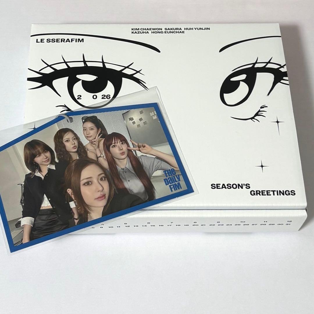 LE SSERAFIM 2026 SEASON’S GREETINGS 特典付き LE SSERAFIM 2026 SEASON'S GREETINGS : LE SSERAFIM | HMV&BOOKS