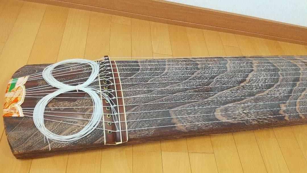 金蒔絵入り】高級 和琴 お琴 13弦琴 お筝 和楽器 弦楽器 付属品多数