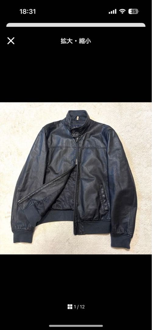 woo　黒レザージャケット シングルライダース ライダースジャケット メンズ シングルライダースジャケット 20代 春