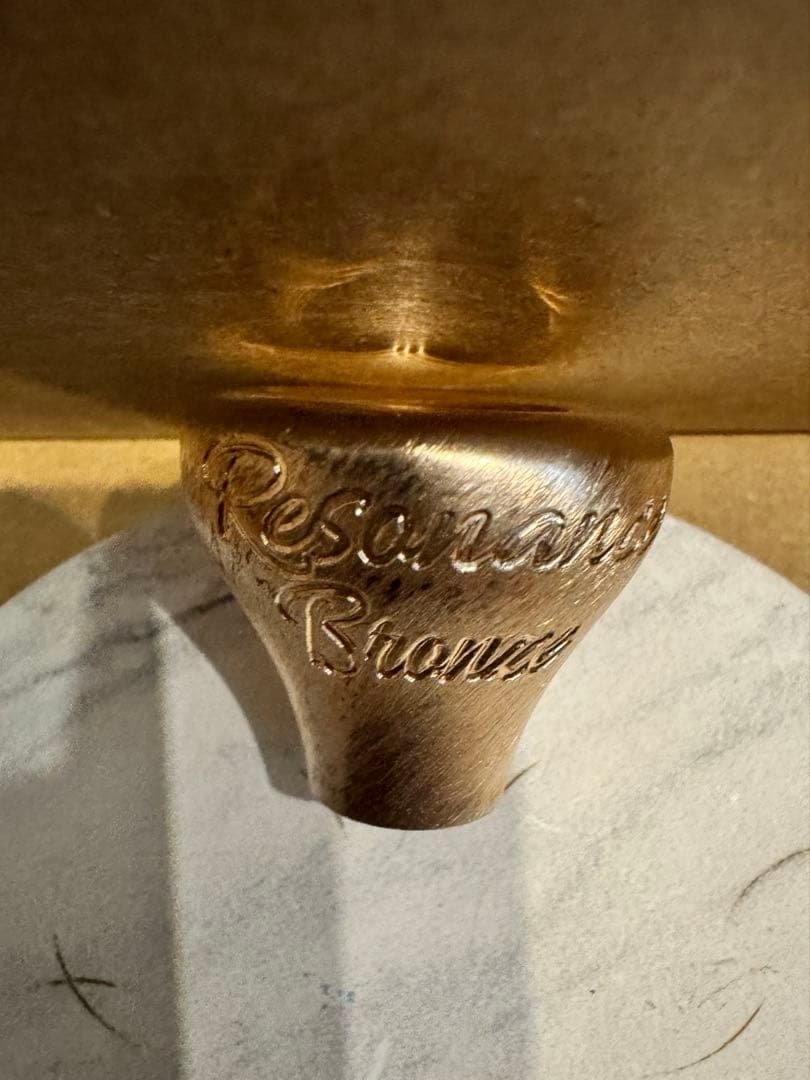 ペ*ネ様 ARレゾナンス　マウスピーストップ【ブロンズ/青銅製】金メッキ AR Resonance トランペット用トップ