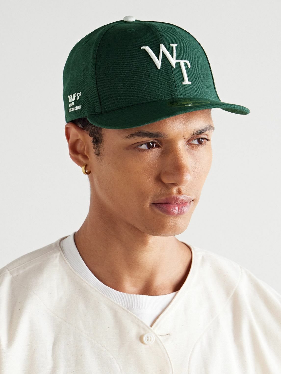 WTAPS - New Era Logo-Embroidered Cotton-Twill Baseball Cap - Green
