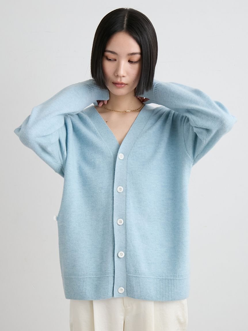 ウール2WAYカシュクールニットカーデ(カーディガン)｜トップス
